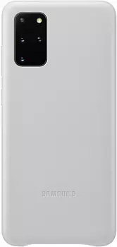 Чехол-крышка Samsung EF-VG985LSEGRU для Galaxy S20+, кожа, серебристый