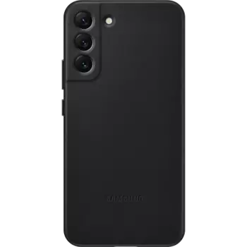 Чехол-крышка Samsung EF-VS906LBEGRU для Galaxy S22+, кожа, черный