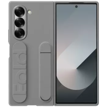 Чехол-крышка Samsung MF956TJEGRU для Samsung Z Fold 6, силикон, серый