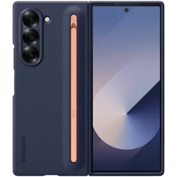 Чехол-крышка Samsung OF95PCNEG для Samsung Z Fold 6, термополиуретан, синий