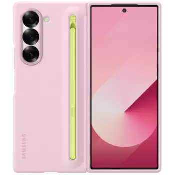Чехол-крышка Samsung OF95PCPEG для Samsung Z Fold 6, термополиуретан, розовый