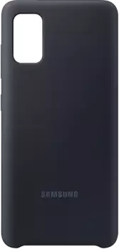 Чехол-крышка Samsung PA415TBEGRU для Galaxy A41, силикон, черный