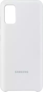 Чехол-крышка Samsung PA415TWEGRU для Galaxy A41, силикон, белый