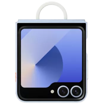 Чехол-крышка Samsung QF741CTEGRU для Z Flip 6, силикон, прозрачный