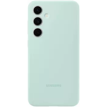 Чехол-крышка Samsung Silicone Case для Galaxy S24FE, силикон/поликарбонат, мятный (EF-PS721CMEGRU)