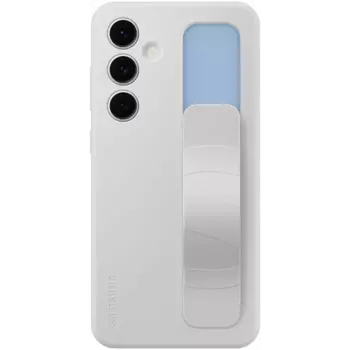 Чехол-крышка Samsung Standing Grip Case для Galaxy S24FE, поликарбонат / силикон, серый (EF-GS721CJEGRU)