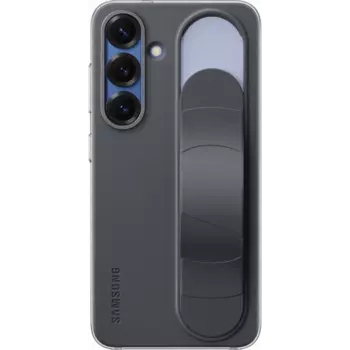 Чехол-крышка Samsung Standing Grip Case Galaxy S25+, поликарбонат, чёрный (EF-GS936CBEGRU)