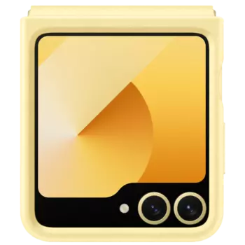 Чехол-крышка Samsung VF741PYEGRU для Z Flip 6, экокожа, желтый