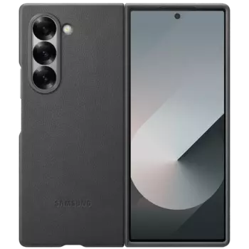 Чехол-крышка Samsung VF956PJEGRU для Samsung Z Fold 6, экокожа, серый