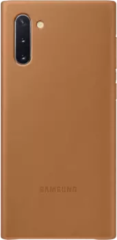 Чехол-крышка Samsung VN970LAEGRU Leather Cover для Galaxy Note10, кожа, бежевый