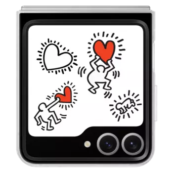 Чехол-крышка Samsung ZF741CWEGRU для Z Flip 6, силикон, белый