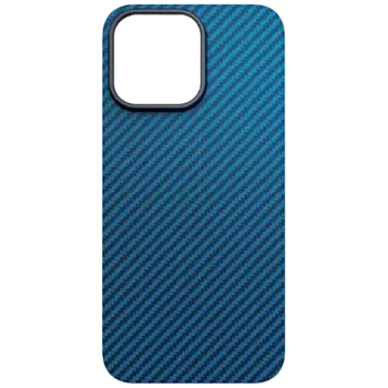 Чехол-крышка Stellarway Case with MagSafe для Apple iPhone 15 Pro Max, кевлар, синий