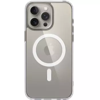 Чехол-крышка Stellarway Case with MagSafe для Apple iPhone 15 Pro Max, силикон, прозрачный