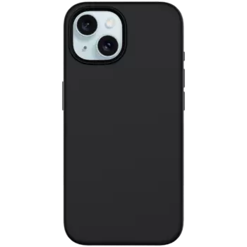 Чехол-крышка Stellarway Case with MagSafe для Apple iPhone 15 Plus, силикон, черный