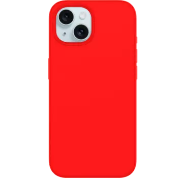 Чехол-крышка Stellarway Case with MagSafe для Apple iPhone 15, силикон, красный