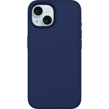 Чехол-крышка Stellarway Case with MagSafe для Apple iPhone 15, силикон, синий