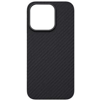 Чехол-крышка Stellarway Case with MagSafe для Apple iPhone 15 Pro, кевлар, черный