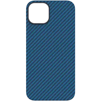 Чехол-крышка Stellarway Case with MagSafe для Apple iPhone 13, кевлар, синий