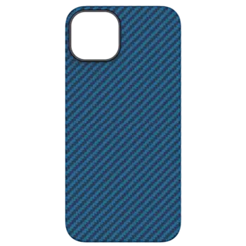 Чехол-крышка Stellarway Case with MagSafe для Apple iPhone 14, кевлар, синий