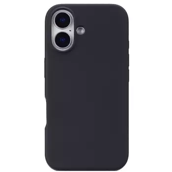 Чехол-крышка Stellarway Case with MagSafe для Apple iPhone 16, пластик / микрофибра, черный