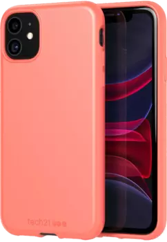 Чехол-крышка Tech21 Studio Colour для iPhone 11, полиуретан, коралловый