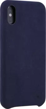 Чехол-крышка Uniq Feltro для Apple iPhone X, пластик/микрофибра, синий