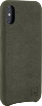 Чехол-крышка Uniq Feltro для Apple iPhone X, пластик/микрофибра, зеленый