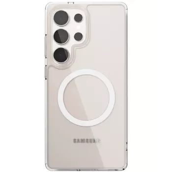 Чехол-крышка VLP Air Case with MagSafe для Samsung S25 Ultra, прозрачный
