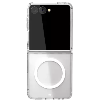 Чехол-крышка VLP Crystal Case для Samsung Z Flip 7 Crystal Case, поликарбонат, прозрачный