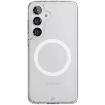 Чехол-крышка VLP Crystal Case with MagSafe для Samsung S24FE, поликарбонат/термополиуретан, прорачный