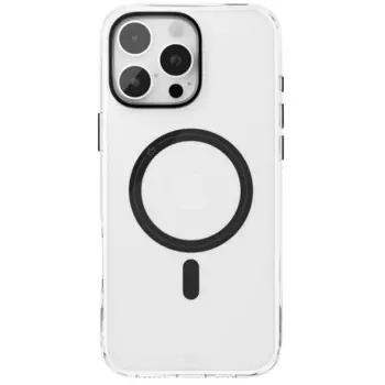 Чехол-крышка VLP Diamond Case с MagSafe для iPhone 16 Pro (10510026), закаленное стекло/ полиуретан, черный