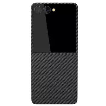 Чехол-крышка VLP Kevlar Case для Samsung Z Flip 7, кевлар, черный