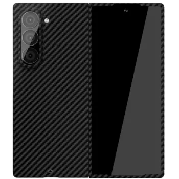 Чехол-крышка VLP Kevlar Case MagSafe для Samsung Z Fold6 (1058023), кевлар, черный