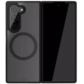 Чехол-крышка VLP Moon Case MagSafe для Samsung Z Fold6 (10519001), поликарбонат / полиуретан, черный