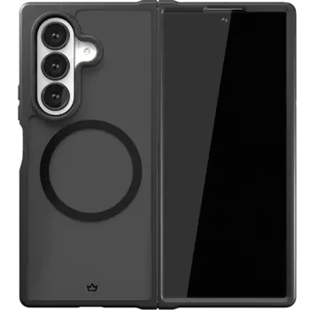 Чехол-крышка VLP Moon Case MagSafe для Samsung Z Fold7, поликарбонат / полиуретан, серый