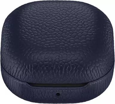 Чехол Samsung для футляра наушников Galaxy Buds Pro, кожа / полиуретан, тёмно-синий