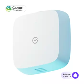 Датчик температуры и влажности Sber SBDV-00079, белый