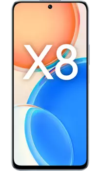 Смартфон HONOR X8 128GB Титановый серебристый RU