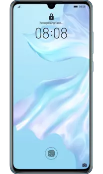 HUAWEI P30 128GB Светло-голубой, Б/У, состояние - хорошее