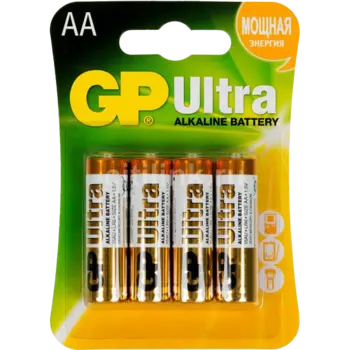 Элемент питания GP Ultra 15AU-2CRS АА 4шт.