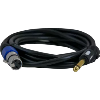 Кабель Atcom AT8003 Jack 6,3 mm (m) - XLR (f), черный