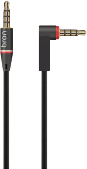 Кабель Bron аудио 3,5 мм, черный