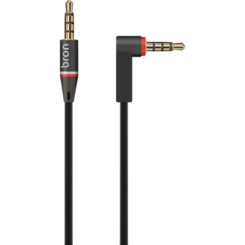 Кабель Bron аудио 3,5 мм, черный