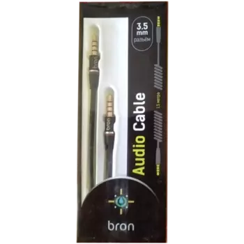 Кабель Bron аудио 3,5 мм, красный
