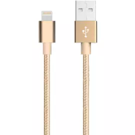 Кабель Bron Lightning MFI, золотистый