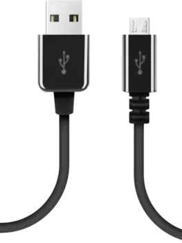 Кабель Bron micro - USB, черный