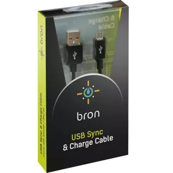 Кабель Bron Mini-USB, черный