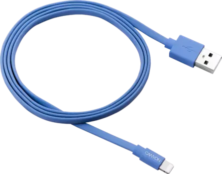 Кабель Canyon Lightning MFI, синий