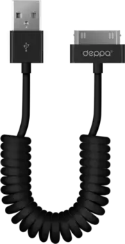 Кабель Deppa Sync and Charge, черный