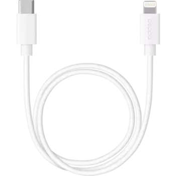 Кабель Deppa Type-C/Lightning 1.2м, белый
